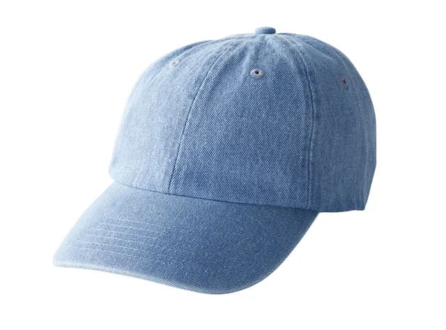 1155 ベースボール ローキャップ -デニム-(54 lightblue)の平置き写真