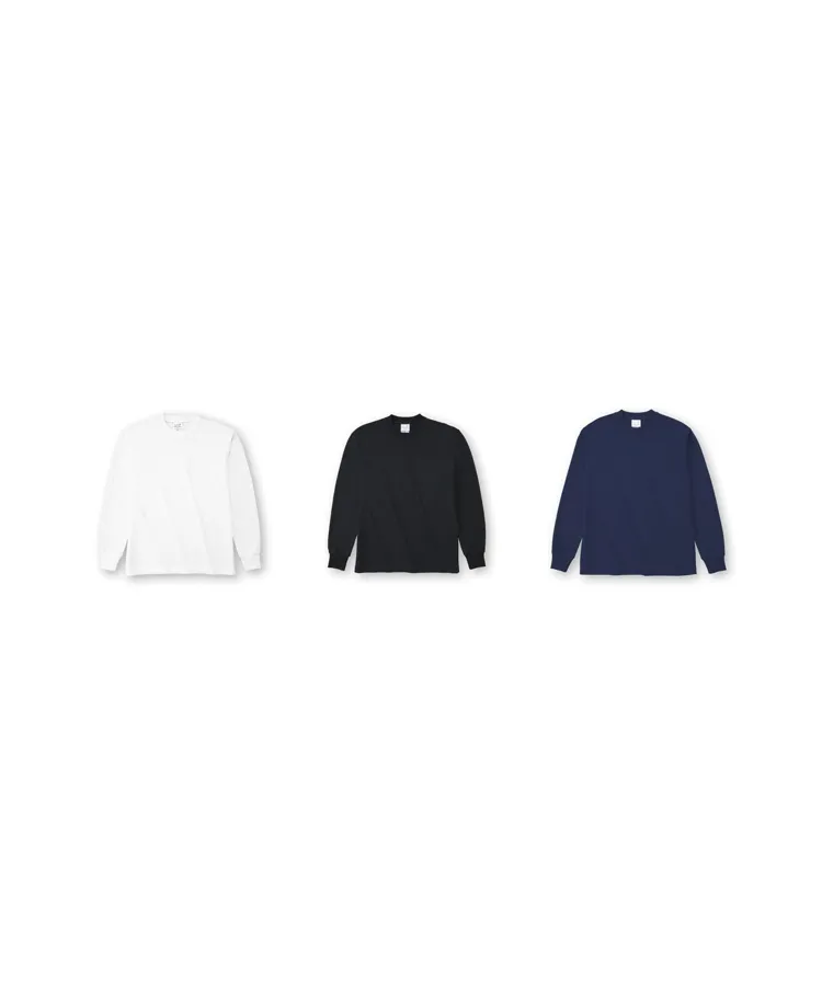 HNC-204 ハニカム長袖Tシャツ(リブ有り) の写真2