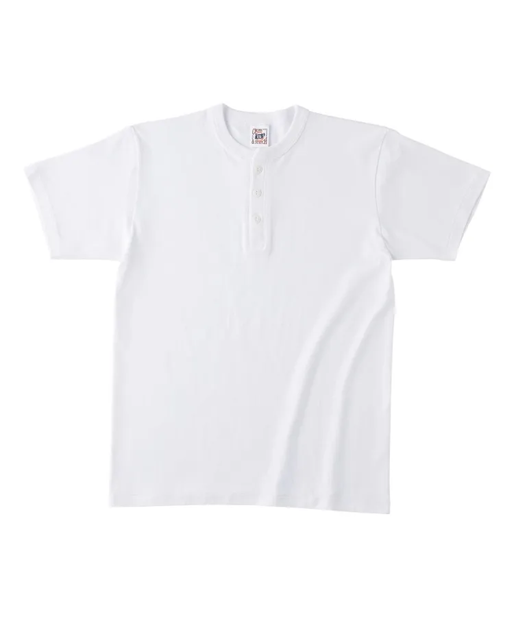 OE1120 OEマックスウエイトヘンリーネックTシャツ の写真3